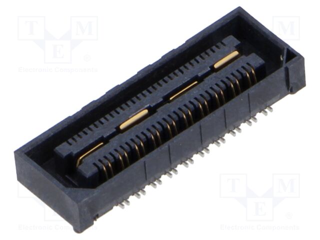 Connector: PCB to PCB; female; PIN: 40; 0.5mm; QSH; gold-plated; SMT