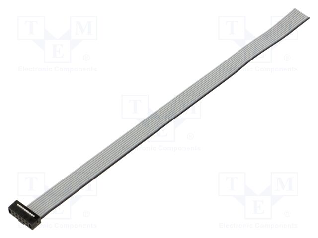 Ribbon cable with IDC connectors; IDC,wires; Tape ph: 1mm; 8"