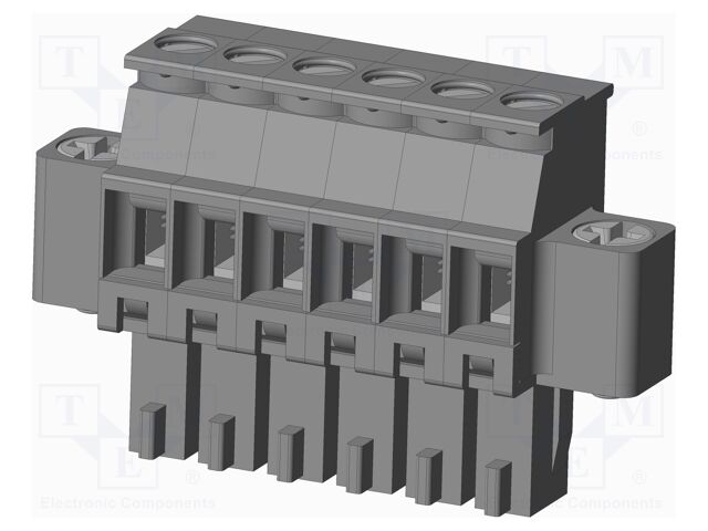 Connector: pluggable terminal block; plug; female; angled 90°