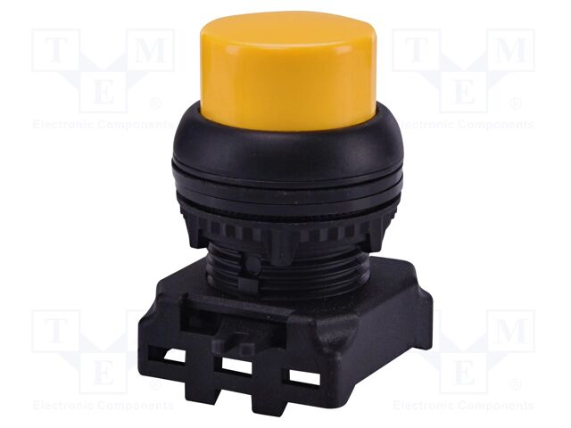 Switch: push-button; 22mm; yellow; IP65; prominent; E; Pos: 2; 230VAC