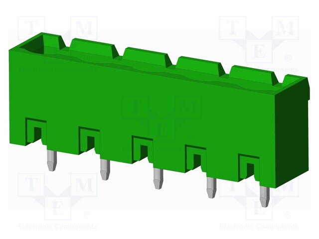 Connector: pluggable terminal block; socket; male; straight; THT