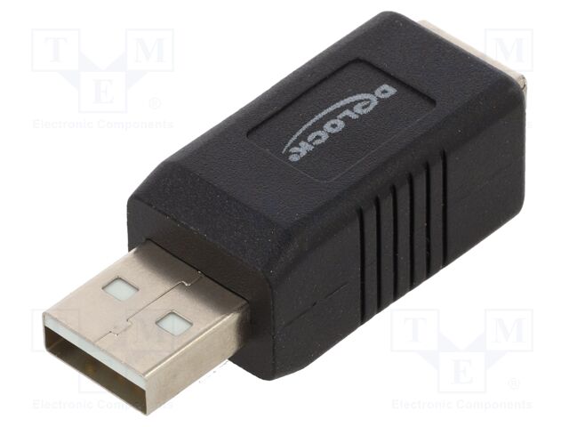 Adapter; USB 2.0; USB A plug,USB B socket