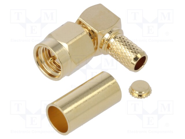 SMA R/A PLG S/CRMP RG58 GSS