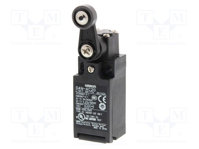 Limit switch; roller lever; 10A; max.240VAC; max.250VDC; M20; IP67