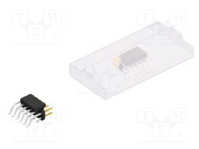 Connector: pin strips; pin header; male; PIN: 12; 2mm; SMT; 2x6; 100V