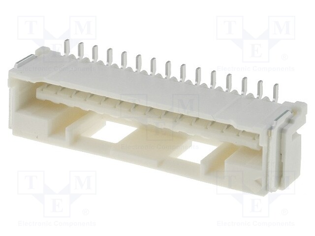 Socket; wire-board; male; CLIK-Mate; 1.5mm; PIN: 15; SMT; 2A; tinned