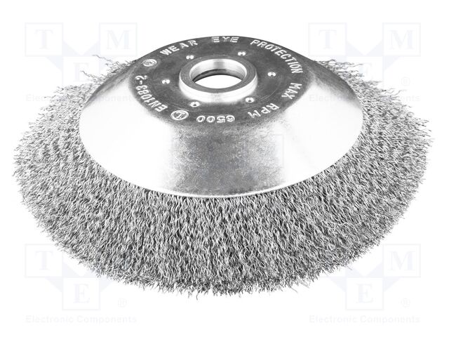 Tool accessories: brush; steel; Ø: 200mm; Holder: assembly hole