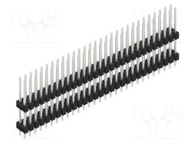 Connector: pin strips; pin header; male; PIN: 58; 2.54mm; THT; 2x29