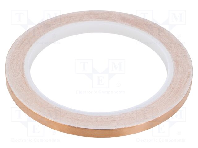 Tape: electrically conductive; W: 6mm; L: 16.5m; Thk: 0.066mm; UL510