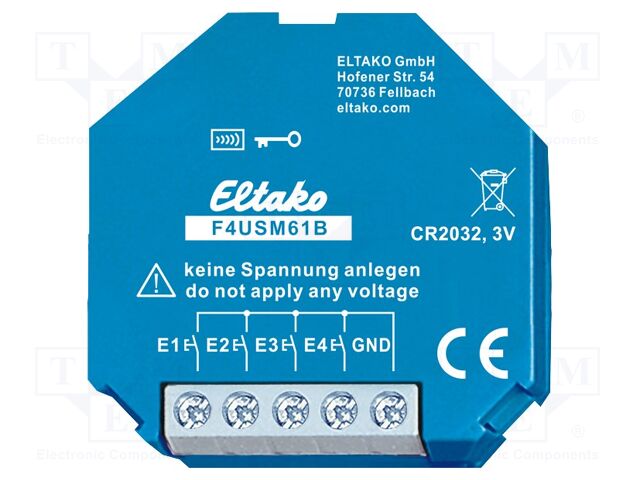 Radio transmitter; EnOcean; 30m; Ch: 4; intelligent house