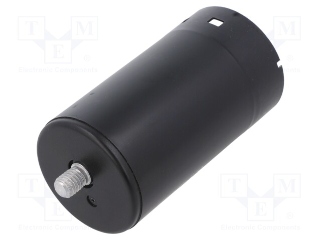 Capacitor: electrolytic; 200uF; Ø45.5x84mm; ±10%; M8 screw; 250VAC