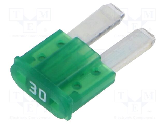 Fuse: fuse; 30A; 32VDC; automotive; 9.1mm; 9.1x3.8x15.3mm