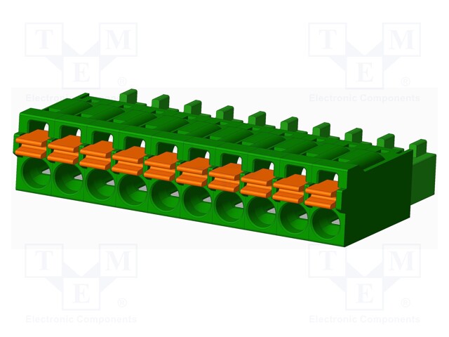 Connector: pluggable terminal block; plug; female; straight; 5.5A