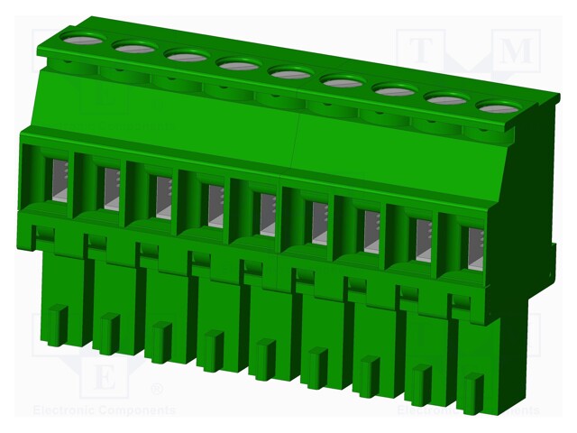 Connector: pluggable terminal block; plug; female; angled 90°