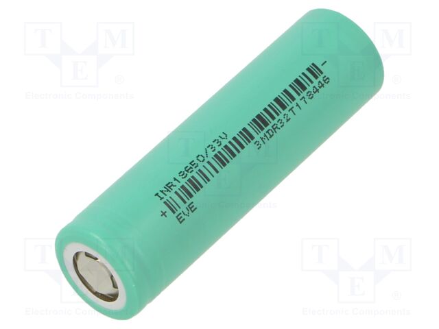 Re-battery: Li-Ion; 18650,MR18650; 3.6V; 3200mAh; Ø18.35x65mm; 10A