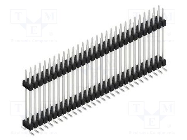 Connector: pin strips; pin header; male; PIN: 58; 2.54mm; SMT; 2x29