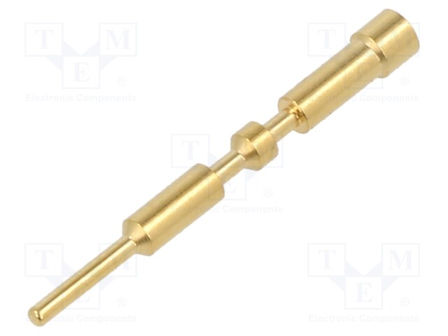Circular Connector Contact, Han Series, Pin, Crimp, 16 AWG, 26 AWG
