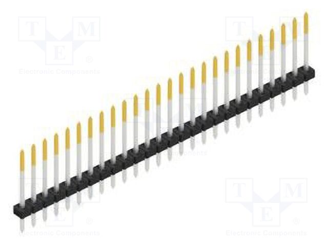 Connector: pin strips; pin header; male; PIN: 26; 2mm; THT; 1x26