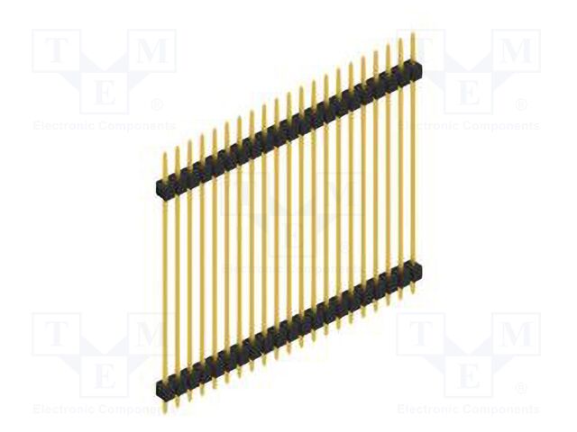 Connector: pin strips; pin header; male; PIN: 21; 2.54mm; THT; 1x21