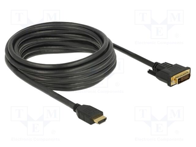 Cable; DVI-D (24+1) plug,HDMI plug; bidirectional,High Speed