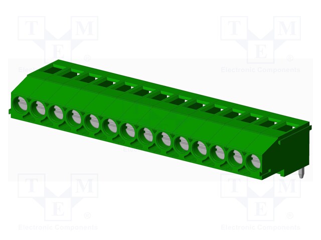 Connector: PCB terminal block; terminal; Plating: tinned; on PCBs