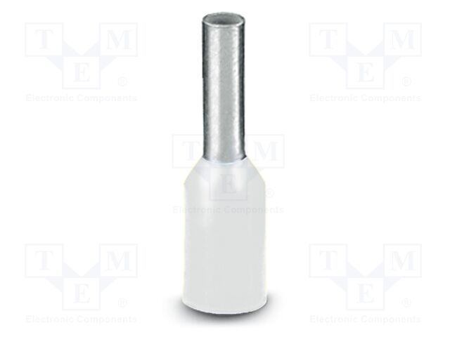 Tip: bootlace ferrule; insulated; copper; 0.75mm2; Bit len: 6mm