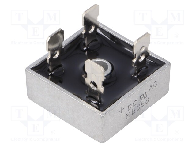 Single-phase bridge rectifier; Urmax:800V; If:35A; Ifsm:400A