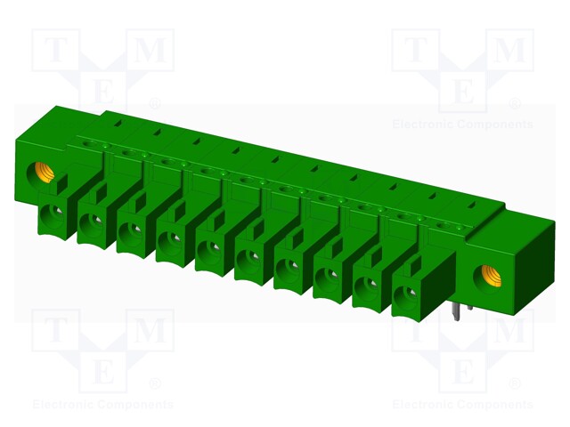 Connector: pluggable terminal block; socket; female; angled 90°