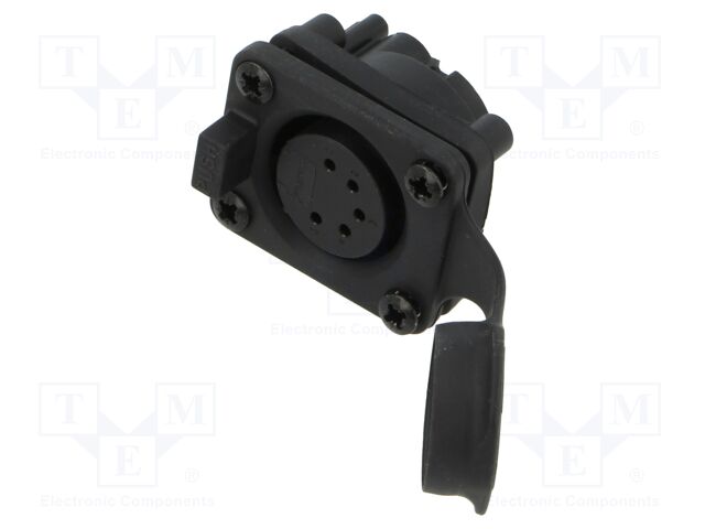 Connector: XLR; socket; female; AXS; 7.5A; 133V; PIN: 5; IP65