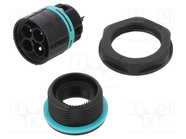 Connector: AC supply; screw terminal; male; TH387; 0.5÷4mm2; 450V