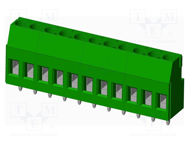 Connector: PCB terminal block; terminal; Plating: tinned; on PCBs