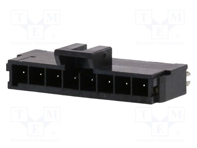 Connector: wire-board; male; Ultra-Fit; 400V; PIN: 8; vertical; THT