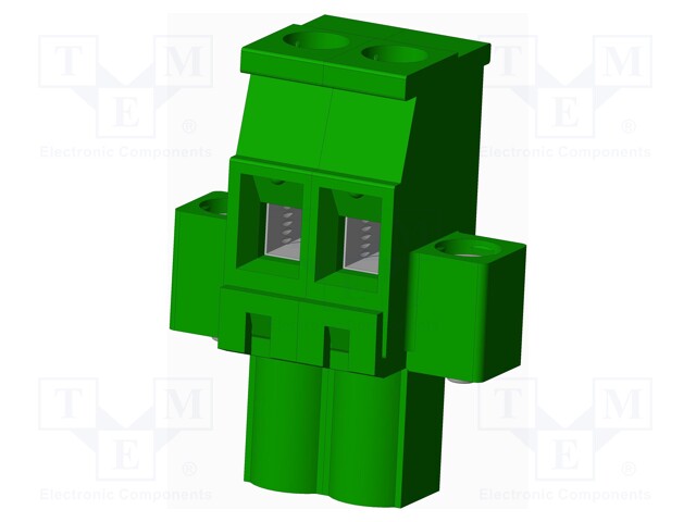 Connector: pluggable terminal block; plug; female; angled 90°