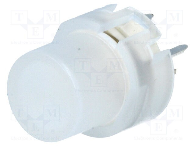 Switch: keypad; Pos: 2; SPST-NO; 0.01A/35VDC; colourless; red; 1.3N