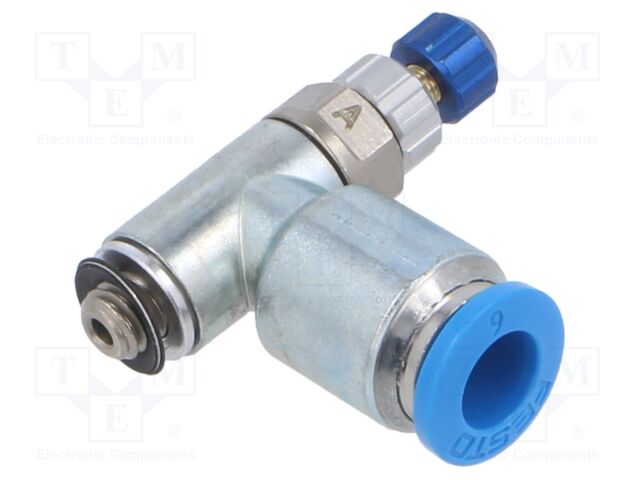 Throttle-check valve; Pressure: 0.2÷10bar; Temp: -10÷60°C; NBR