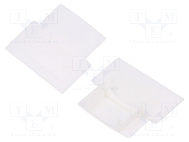 Cap for LED profiles; white; 10pcs; GTV-GLAX