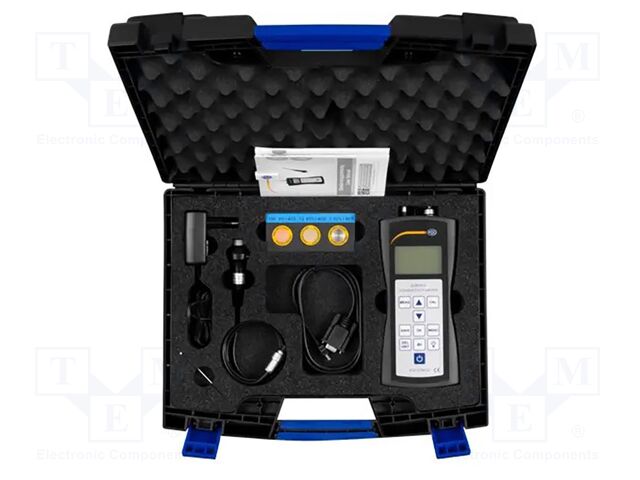 Meter: metals conductivity; LCD 2,7"; 0÷50°C; 1m; Illumin: yes