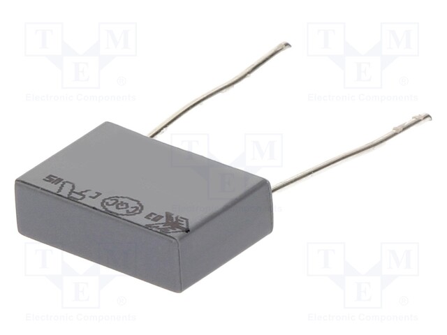 Capacitor: polypropylene; Y2; 4.7nF; 10mm; ±20%; 13x5x11mm; 300VAC