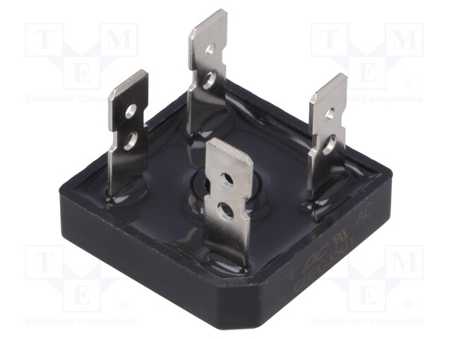 Single-phase bridge rectifier; Urmax:100V; If:35A; Ifsm:400A