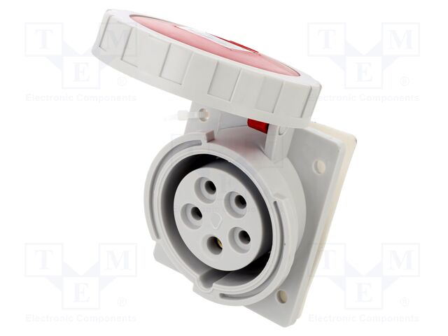 Connector: AC supply 3-phase; socket; female; 16A; 400VAC; IP67