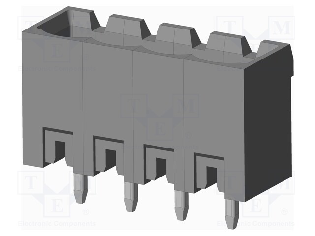 Connector: pluggable terminal block; socket; male; straight; THT