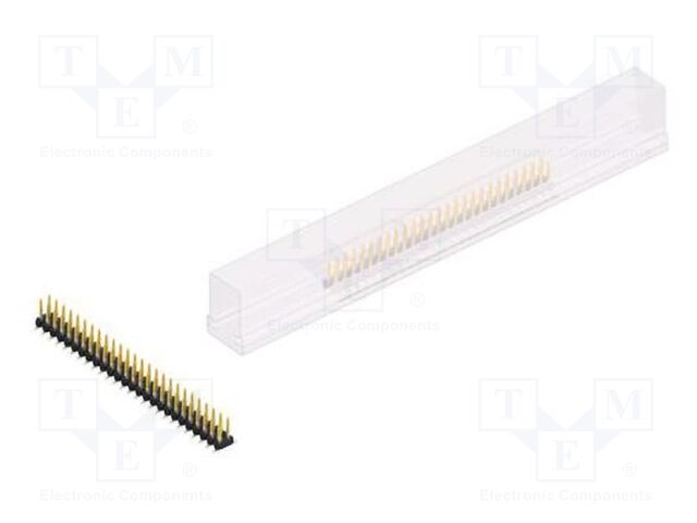 Connector: pin strips; pin header; male; PIN: 52; 2mm; SMT; 2x26