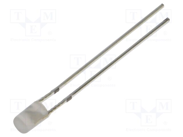 LED; yellow; 3mm; 100mcd; 140°; Front: flat; 2.1÷2.6VDC; -30÷85°C
