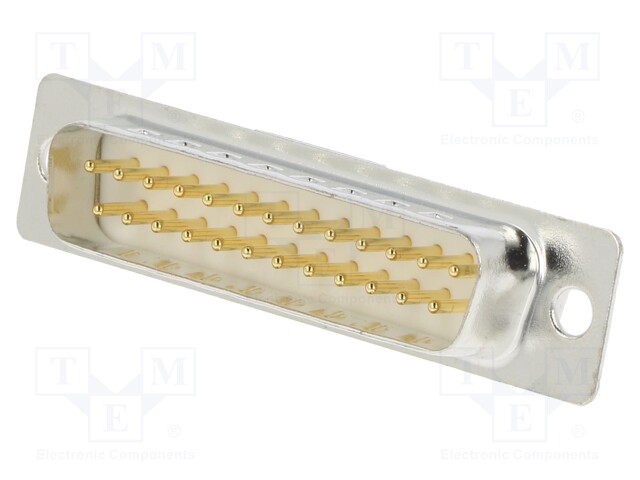 D-Sub; PIN: 25; plug; male; turned contacts; soldering; for cable