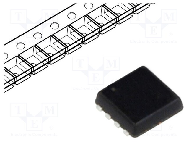 IC: power switch; load switch; 4A; Channels: 1; SMD; DFN8; 0.8÷5.5V