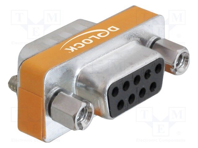 Adapter; D-Sub 9pin socket,D-Sub 9pin plug; null-modem
