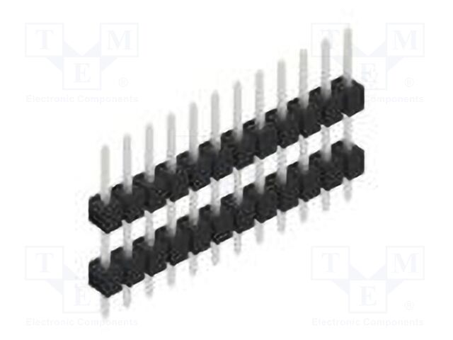 Connector: pin strips; pin header; male; PIN: 12; 2.54mm; THT; 1x12