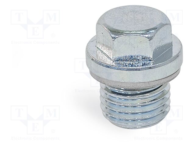 Hexagon head screw plug; with seal; Thread: M33; Pitch: 2; steel