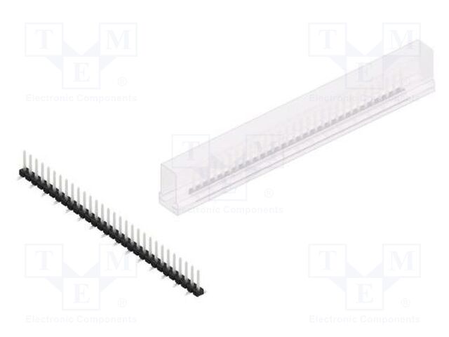 Connector: pin strips; pin header; male; PIN: 30; 2.54mm; SMT; 1x30