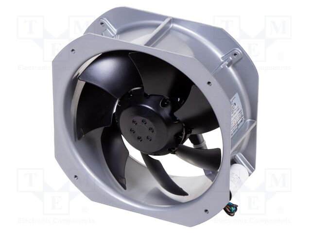 Fan: EC; axial; 230VAC; 225x225x80mm; 880m3/h; 53dBA; ball; 2550rpm